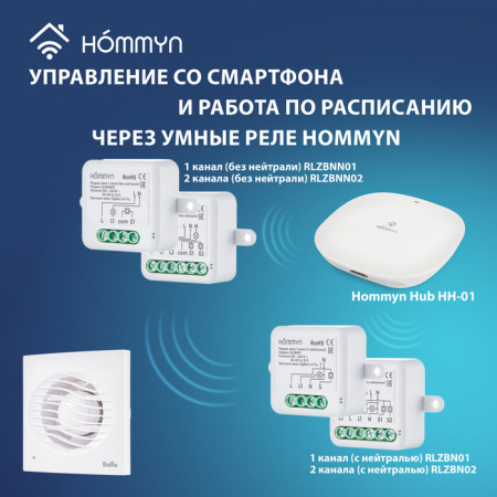 Вытяжка для ванной диаметр 100 мм Ballu BAF-AR 100 VP в Москве